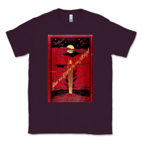 Plum From The Earth To The Moon Jules Verne Book Cover Design Classic Tee - ArtChic