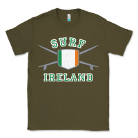 Army Green ireland surfing hoodie  irish flag surfboards design Classic Tee - ArtChic