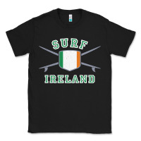 Black ireland surfing hoodie  irish flag surfboards design Classic Tee - ArtChic