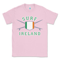 Bubblegum Pink ireland surfing hoodie  irish flag surfboards design Classic Tee - ArtChic