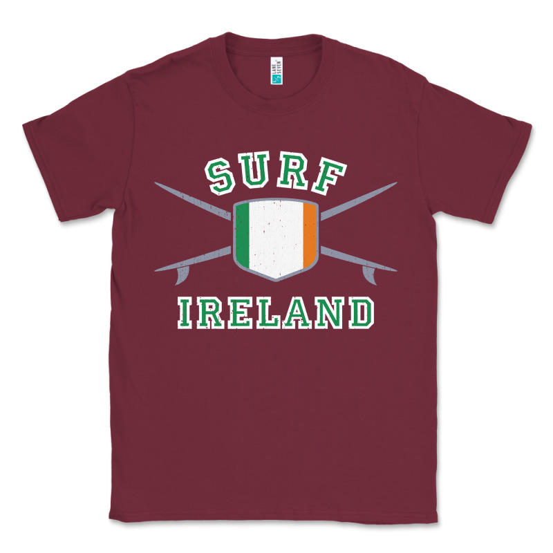 Ireland Surfing Hoodie  Irish Flag Surfboards Design Classic Tee by ArtChic | Teevron