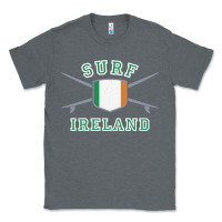 Charcoal Heather ireland surfing hoodie  irish flag surfboards design Classic Tee - ArtChic