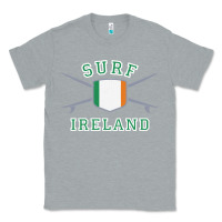 Heather Grey ireland surfing hoodie  irish flag surfboards design Classic Tee - ArtChic