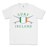 White ireland surfing hoodie  irish flag surfboards design Classic Tee - ArtChic