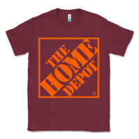 Burgundy HOMEDEPOT Classic Tee - ArtChic
