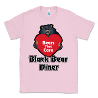 Bubblegum Pink resto, black bear diner Classic Tee - ArtChic