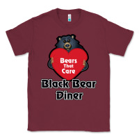 Burgundy resto, black bear diner Classic Tee - ArtChic