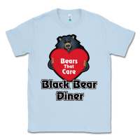 Dusty Blue resto, black bear diner Classic Tee - ArtChic