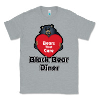 Heather Grey resto, black bear diner Classic Tee - ArtChic