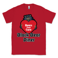 Red resto, black bear diner Classic Tee - ArtChic