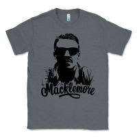 Charcoal Heather macklemore portrait Classic Tee - ArtChic