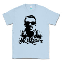 Dusty Blue macklemore portrait Classic Tee - ArtChic