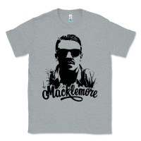 Heather Grey macklemore portrait Classic Tee - ArtChic
