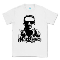 White macklemore portrait Classic Tee - ArtChic