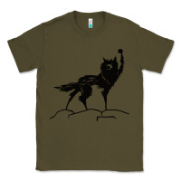Army Green fantastic mr fox wolf Classic Tee - ArtChic