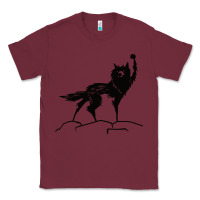 Burgundy fantastic mr fox wolf Classic Tee - ArtChic