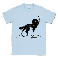 Dusty Blue fantastic mr fox wolf Classic Tee - ArtChic