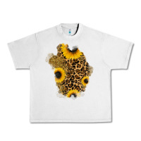 Lunar Rock glitter sunflowers leopard patch Urban Heavy Tee - RanaPortraitStore
