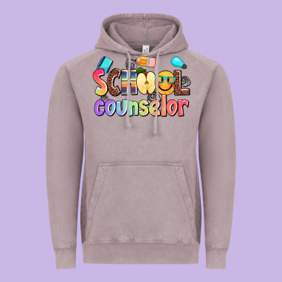 School Counselor Vintage Hoodie Designed By Adodesignshop