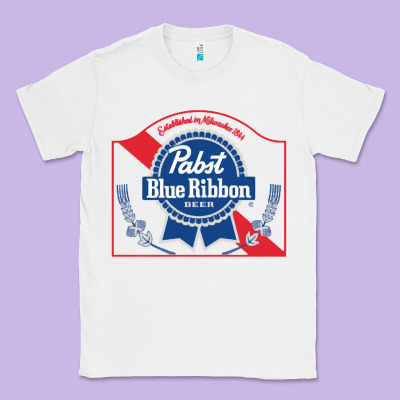Pabst Blue Ribbon 1 Classic Tee Designed By Artchic
