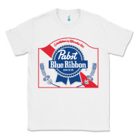 White pabst blue ribbon 1 Classic Tee - ArtChic