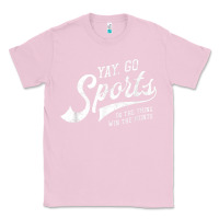 Bubblegum Pink Yay Go Sports Vintage Funny Sports Classic Tee - ArtChic