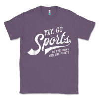 Lavender Yay Go Sports Vintage Funny Sports Classic Tee - ArtChic