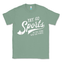 Sage Yay Go Sports Vintage Funny Sports Classic Tee - ArtChic