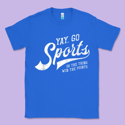 Yay Go Sports Vintage Funny Sports Classic Tee Designed By Artchic