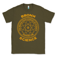 Army Green the bronx science Classic Tee - ArtChic