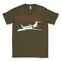 Army Green learjet airplane flying pilot long sleeve t shirt Classic Tee - ArtChic