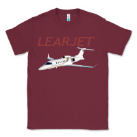 Burgundy learjet airplane flying pilot long sleeve t shirt Classic Tee - ArtChic