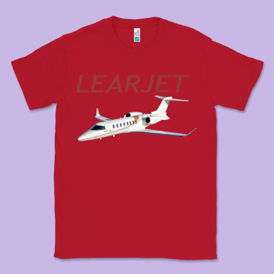 Learjet Airplane Flying Pilot Long Sleeve T Shirt Classic Tee Designed By Artchic