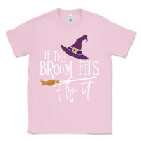Bubblegum Pink if the broom fit fly it Classic Tee - ArtChic