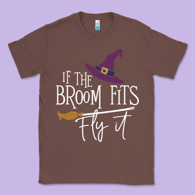 If The Broom Fit Fly It Classic Tee Designed By Artchic