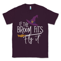 Plum if the broom fit fly it Classic Tee - ArtChic