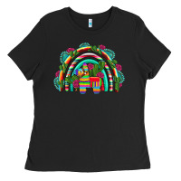Black mexican pinata rainbow Ladies Tee - Artiststas