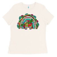 Mexican Pinata Rainbow Ladies Tee | Teevron