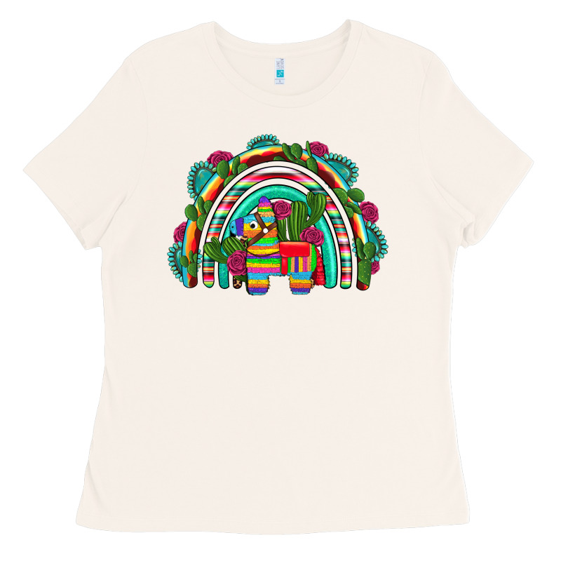 Mexican Pinata Rainbow Ladies Tee by Artiststas | Teevron
