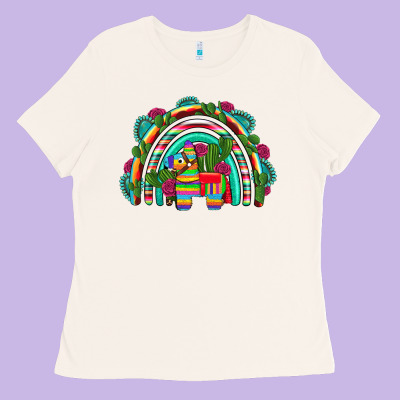 Mexican Pinata Rainbow Ladies Tee Designed By Artiststas