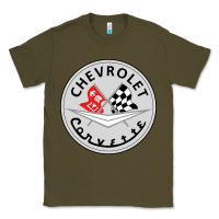 Army Green #corvette Classic Tee - ArtChic