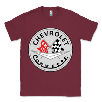 Burgundy #corvette Classic Tee - ArtChic