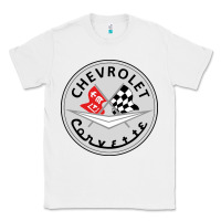 White #corvette Classic Tee - ArtChic