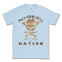Dusty Blue Shoes nation no shoes nation no shoes nation no shoes nation Classic Tee - ArtChic