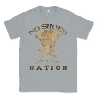 Heather Grey Shoes nation no shoes nation no shoes nation no shoes nation Classic Tee - ArtChic