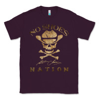 Plum Shoes nation no shoes nation no shoes nation no shoes nation Classic Tee - ArtChic
