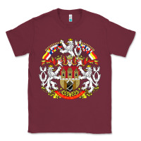 Burgundy praha prague czech republic coat of arms ex czechoslovakia t shirt Classic Tee - ArtChic