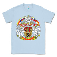 Dusty Blue praha prague czech republic coat of arms ex czechoslovakia t shirt Classic Tee - ArtChic