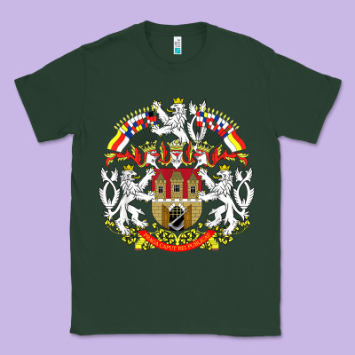 Praha Prague Czech Republic Coat Of Arms Ex Czechoslovakia T Shirt Classic Tee Designed By Artchic