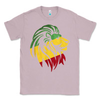 Lilac Lion of Judah Reggae, Rasta, Ethiopia Jamaican Roots Classic Tee - ArtChic